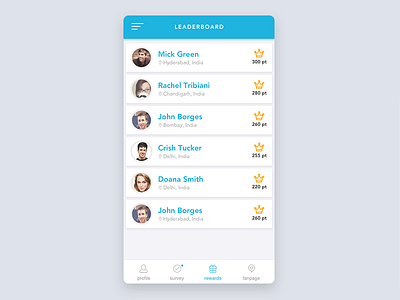 Leaderboard leaderboard mobile app