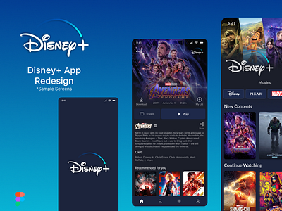 Disney+ App Redesign