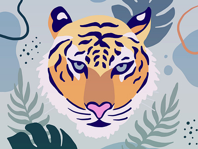 TIGER design graphic design illustration tiger