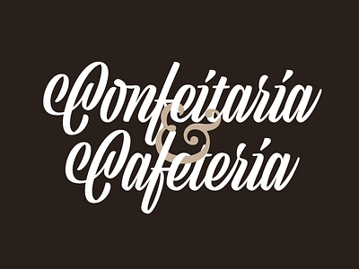 Confeitaria & Cafeteria bonjour cafeteria candy coffee confeitaria lettering