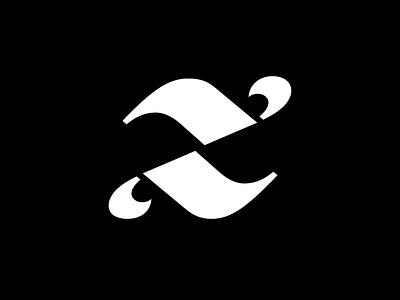 Zuni custom font italic logo magic serif stencil type typogaphy z