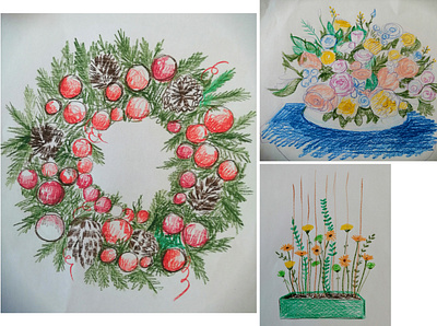 Floristic: freehand sketches floristic sketches