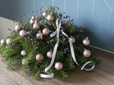 New Year "tree" decor design floristic