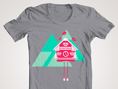 Threadless Cuckoo Shirt illustration swiss tshirt design