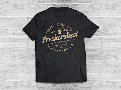 UX T-Shirt – "Freshershest" branding branding design design graphic design icon illustration logo t-shirt typography vector