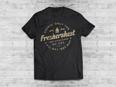 UX T-Shirt – "Freshershest" branding branding design design graphic design icon illustration logo t shirt typography vector