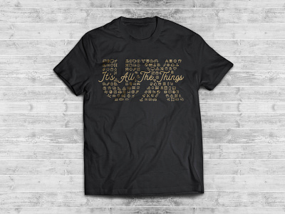 UX T-Shirt - "It's All The Things" branding branding design design graphic design icon illustration logo t-shirt typography vector