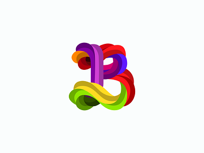 Spike B colorful colors curves experimental lettering numbers playful spirals type typography