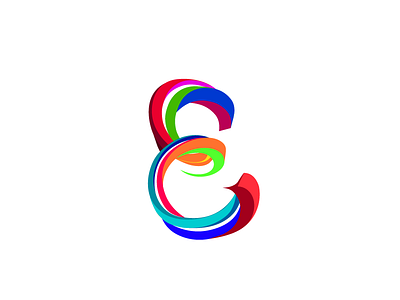 Enigmatic colorful colors curves experimental lettering letters playful spirals stars type typography