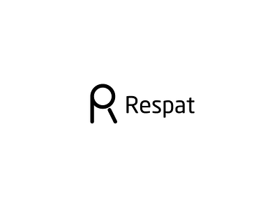 Respat - Logo for a medical research archive lens logo magnifying lens medical r research respat search