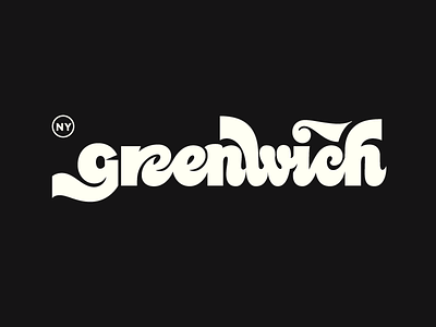 Greenwich, NY bold cursive greenwich hand lettering lettering newyork script type typography upstateny