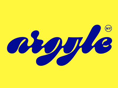 Argyle, NY argyle cursive hand lettering lettering newyork script smalltown type typography upstateny