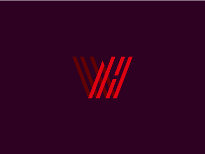 Wilsonh bold bright colorful colors contemporary converge different graphic interlock light line logo logomark modern negative space perspective photography stripes vivid w wh wilson wordmark