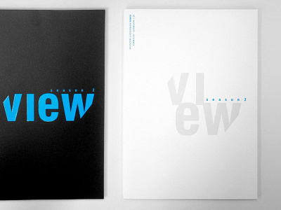 Magazine VIEW cover design editorial design