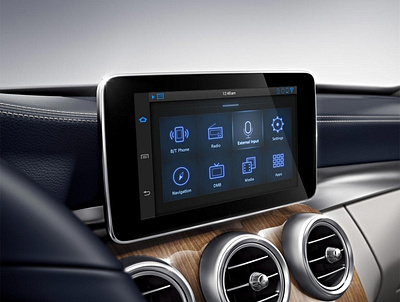 infotainment system application smart car ui ux