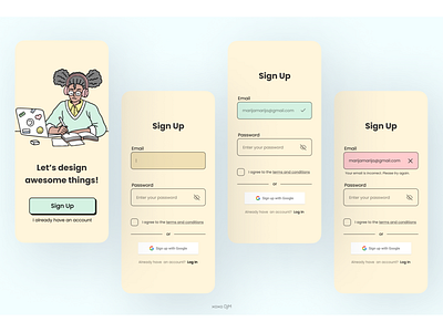 Sign Up Form - Daily UI signup ui ux