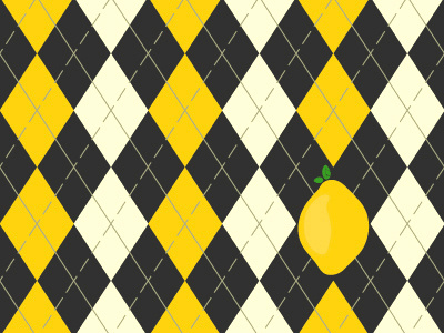 Cardigan Pattern diamond lemon pattern