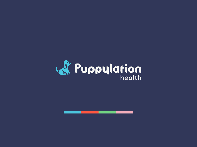 Final Puppylation Health Logo brand design brand identity branding icon logo logomark