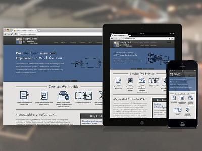 Responsive Patent Lawyer Site