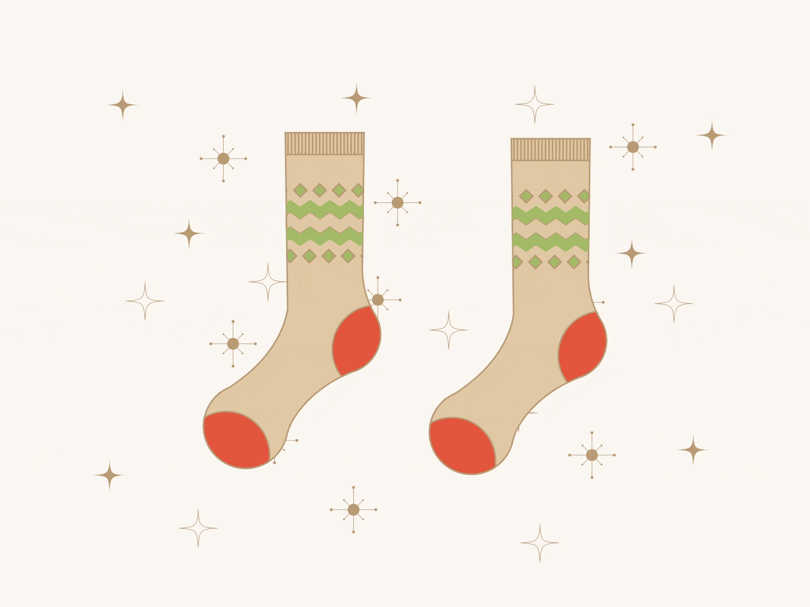 Day 8 - Cozy after effects animation christmas cozy design doodle festive holiday holidays illustration motion graphics socks warm winter xmas