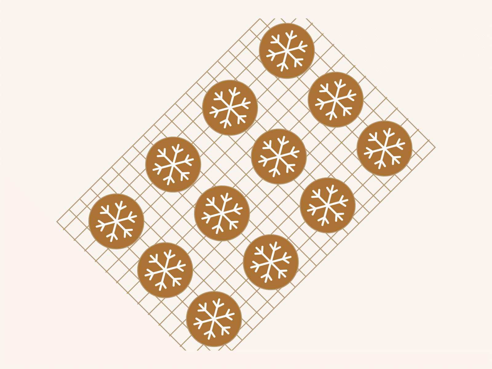 Day 10 - Fav holiday food after effects animation baking christmas cookie cookies cozy festive gif illustration motion graphic motion graphics snowflakes xmas