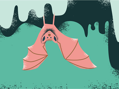 9/30 vectober - swing bat cave halloween illustration inktober vectober vectors