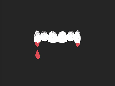 35/31 vectober - tasty fangs halloween illustration inktober vampire vectober