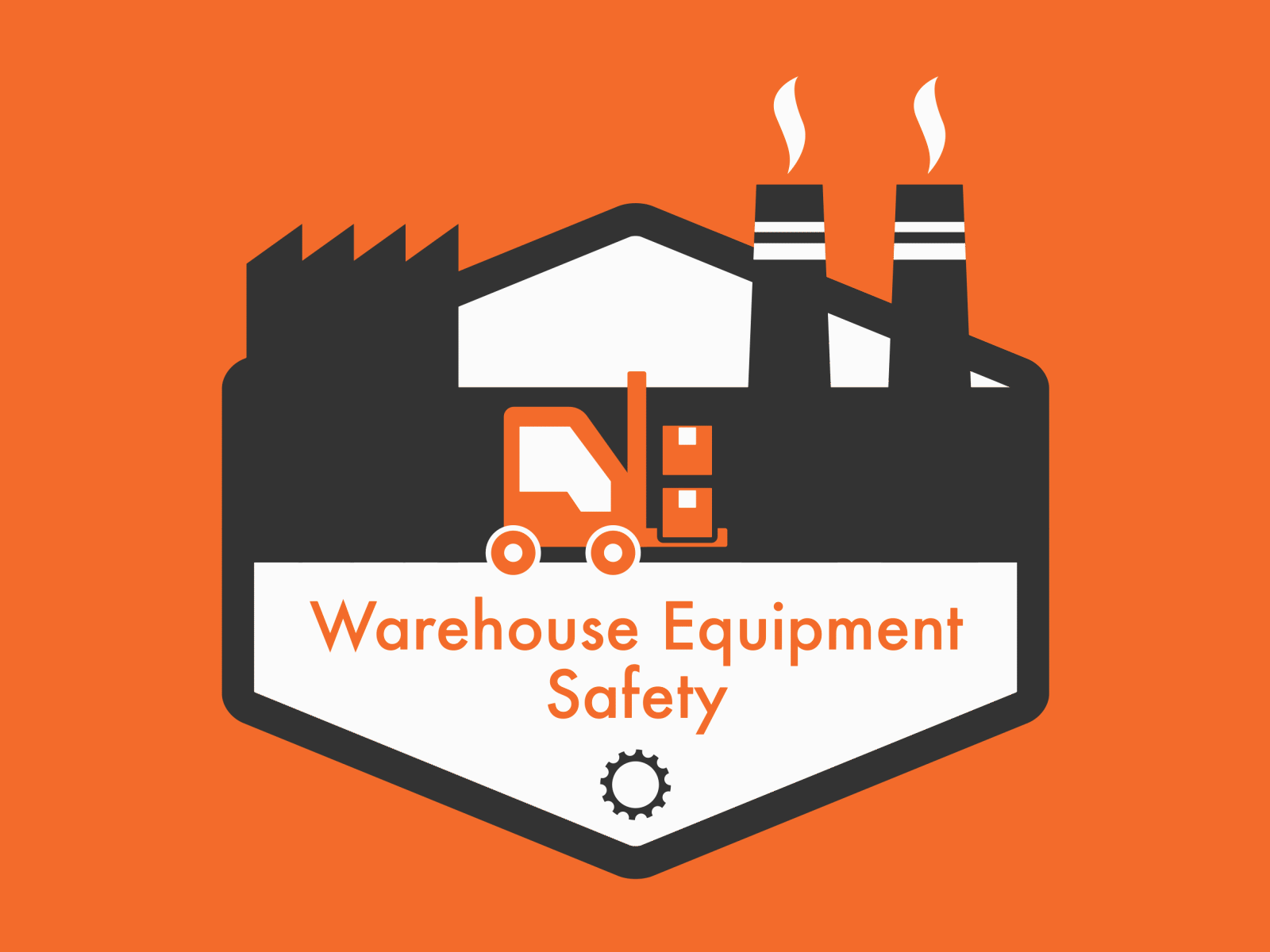 Warehouse Safety Logo after effects elearning environmental health and safety factory forklift gif hilo illustration logo manufacturing motion graphic safety training warehouse safety warhouse