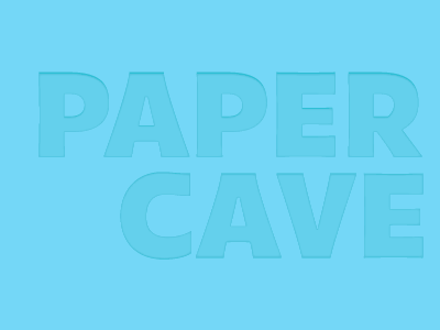 Paper Cave branding identity logo