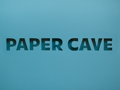 paper cave branding exacto handcut