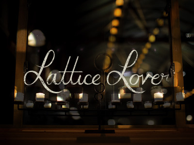 Lattice Lover custom logotype