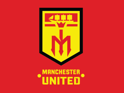 Manchester United Logo ReDesign crest england english football logo man u manchester manchester united premier league red devils soccer united