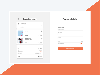 Card Checkout branding design figma saas ui ux website