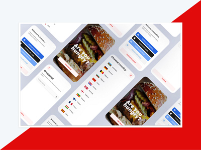 Food Ordering App design figma ui ux