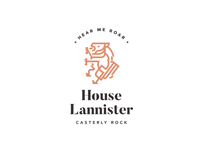 House Lannister - Modern Logotype 2017 2018 brand branding chiclayo design designer dribbble graphic graphic designer identity illustration inspiration lima logo logotype music packaging peru perú