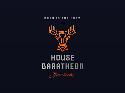 House Baratheon - Modern Logotype brand branding design designer dribbble graphic identity illustration inspiration logo logotype peru
