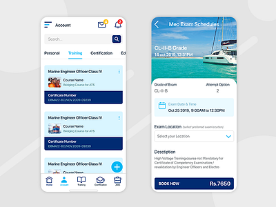 Directorate General of Shipping - Mobile App UX/UI Design