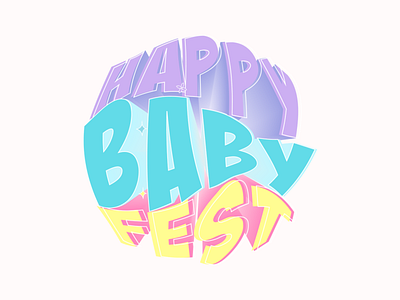 Baby Festival Logo Design Work