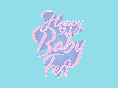 Baby Festival Logo Design Work