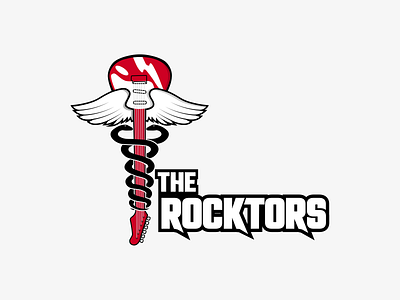 The Rocktors Logo Design Work branding design graphic design illustration logo modern logo vector visual identity