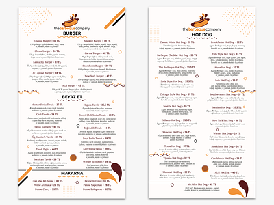 Cafe - Restaurant Menu Design branding cafe design graphic design illustration menu menu design restaurant menu ui vector