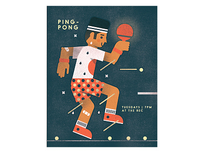 Ping Pong design illustration pingpong poster