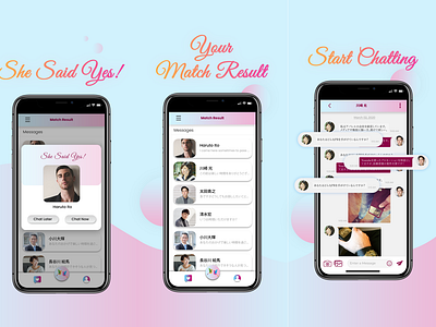 Dating Mobile App Design