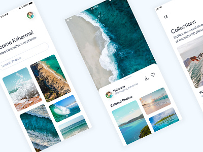 Photo Download App Concept