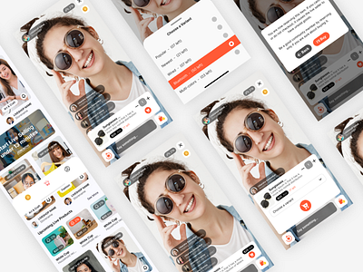 Marketplace - Online Live Selling App app design ecommerce marketplace mobile app mobile design online live selling app store ui