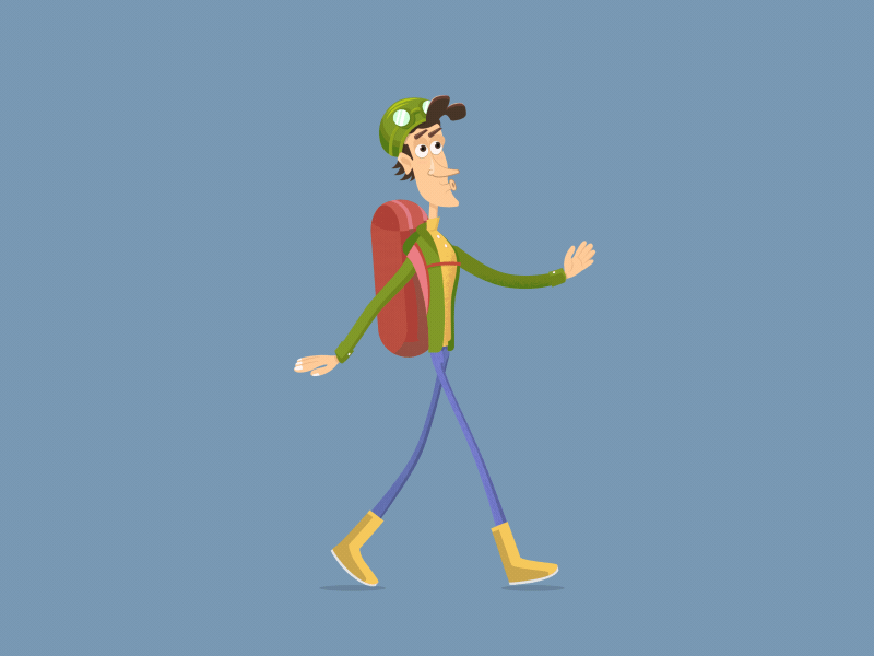 Just a walk cycle character character animation cycle flat gif animated gif animation motion design motion graphic motiongraphics walk