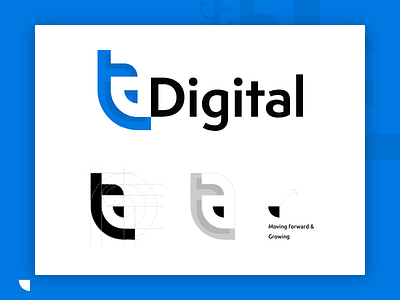 TA Digital Logo concept ta digital logo concept