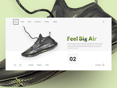 Do you love sneaker? interaction sneaker ui