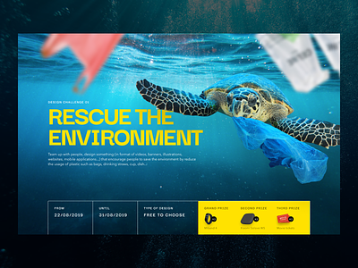 Rescue the environment design contest ui ux ui ux ux webdesign website