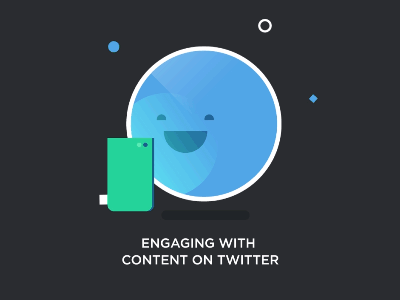 Twitter #VideoNOW animation character emoji emoticon infographics smiley twitter